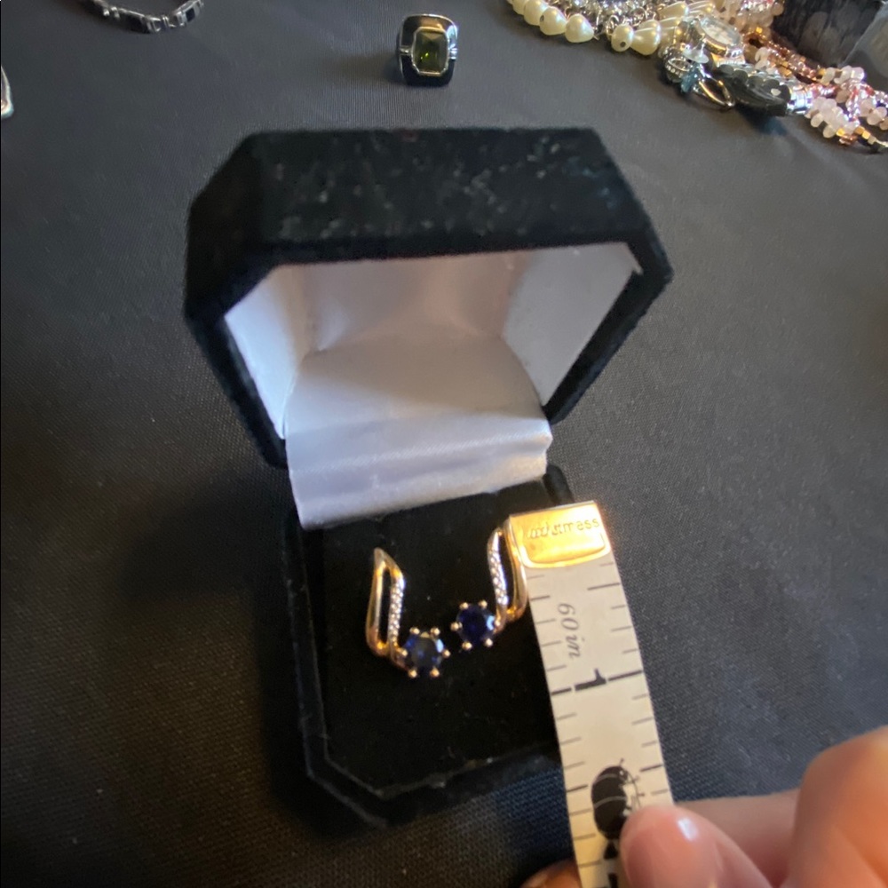 Sapphire earrings